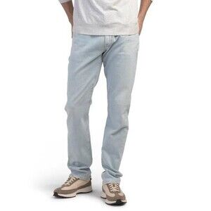 AG Adriano Goldschmied mens Everett Slim Straight Jeans size 34x34 Pfeffer $200